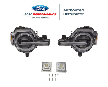 2021-2026 Ford Bronco Raptor OEM M-13008K-BR Amber LED Headlights Head Lamps Pair LH RH Kit