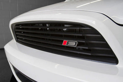 2013-2014 Mustang Roush 421392 Front Grille Kit w/ Red RS3 Emblem