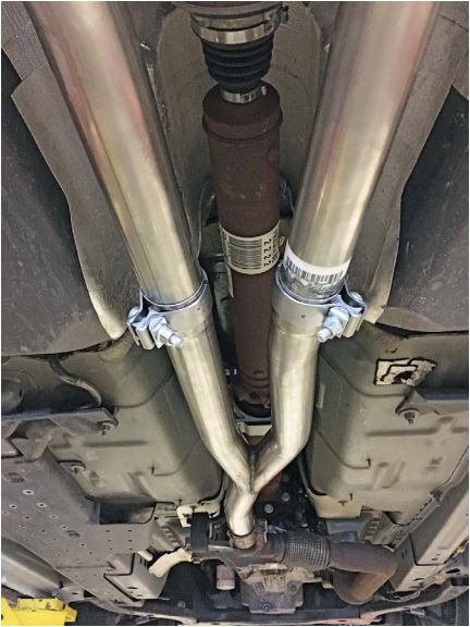 2015-2023 Mustang 2.3L Ecoboost Roush 422094 Cat-Back Exhaust System w/ Y Pipe