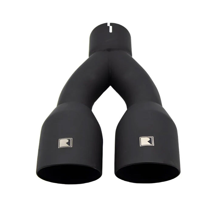 2019-2023 Ford Ranger 2.3L Roush 422179BLK Cat Back Side Exit Exhaust System Kit w/ Black Tips