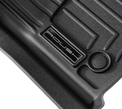 2019-2023 Ranger Crew Cab Roush Front & Rear 3pc Rubber Floor Mat Liners