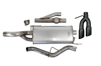 2021-2025 F-150 Roush 422264-BLK Side Exit Cat Back Exhaust System w/ Black Tips