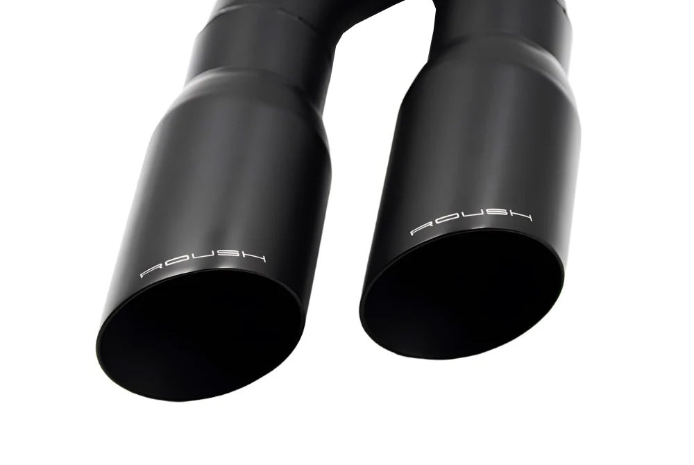 2021-2025 F-150 Roush 422264-BLK Side Exit Cat Back Exhaust System w/ Black Tips