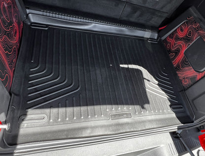 2021-2025 Bronco 4-Door Roush Front, Rear & Cargo 4pc Rubber Floor Mat Liners