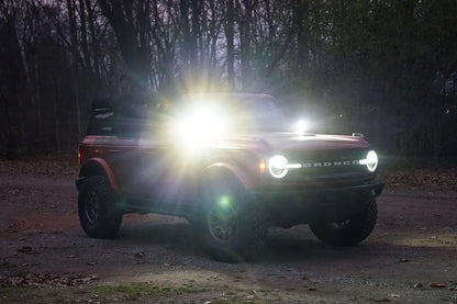 2021-2024 Bronco Roush 422301 Off Road LED Mirror Mounted Pod Ditch Light Kit