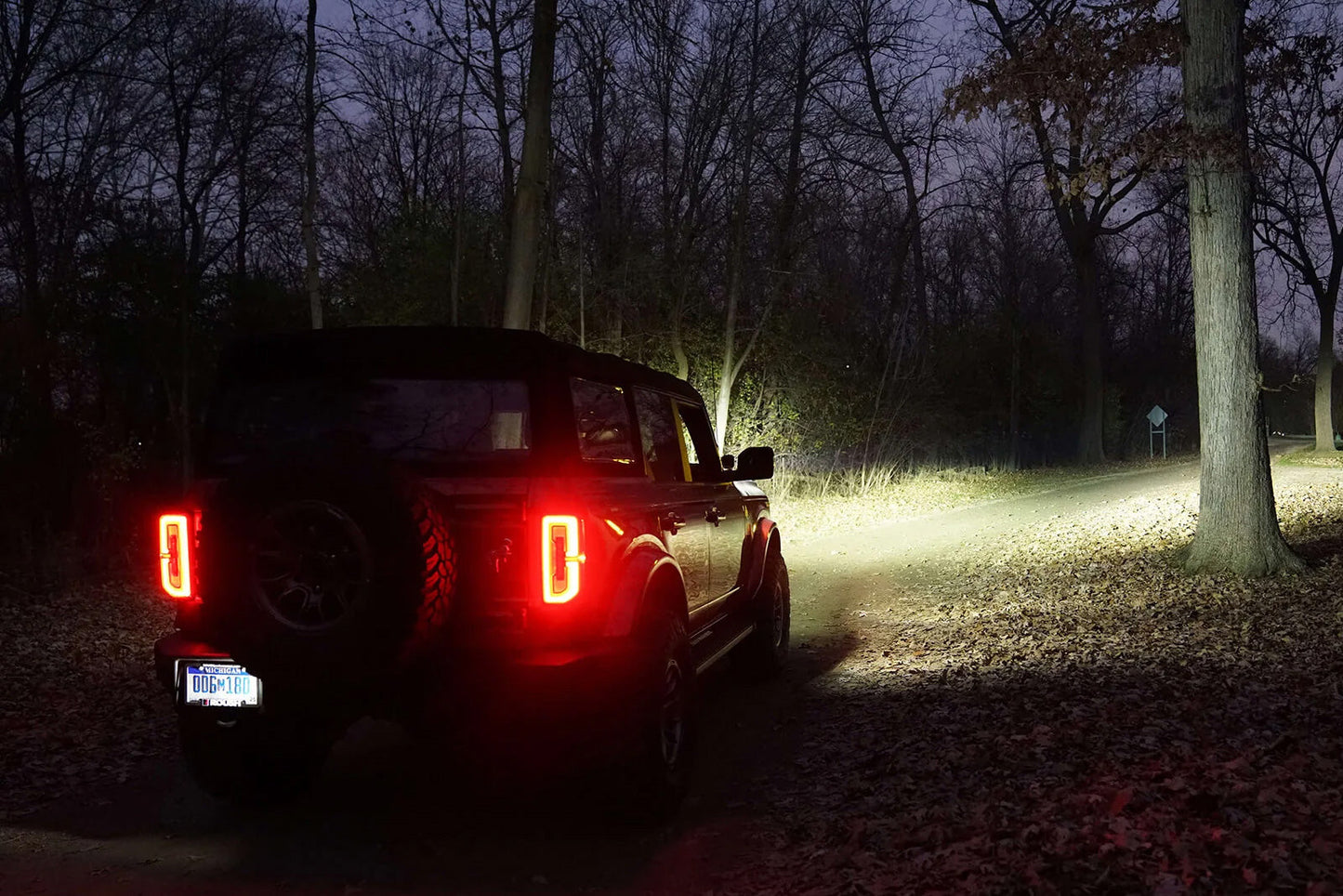 2021-2024 Bronco Roush 422301 Off Road LED Mirror Mounted Pod Ditch Light Kit