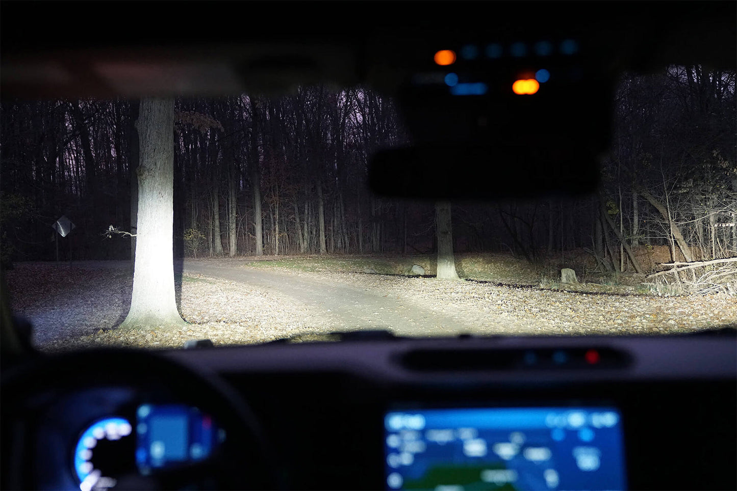 2021-2024 Bronco Roush 422301 Off Road LED Mirror Mounted Pod Ditch Light Kit