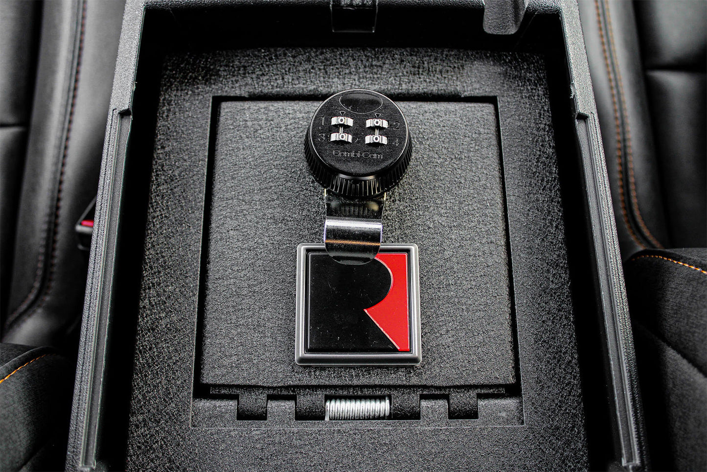 2021-2025 Ford Bronco Roush 422313 Center Console Vault Locking Safe