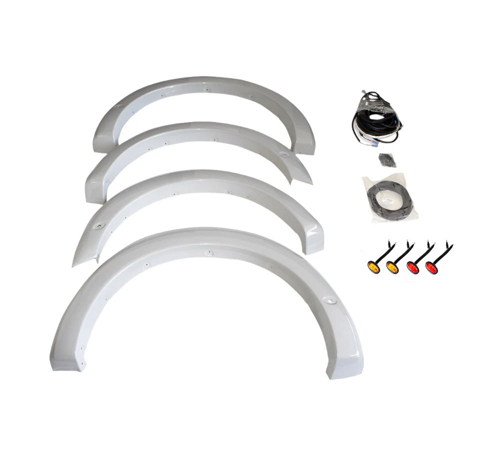 2021-2026 F-150 Roush 422332 Front & Rear Fender Flares Primed w Marker Lights