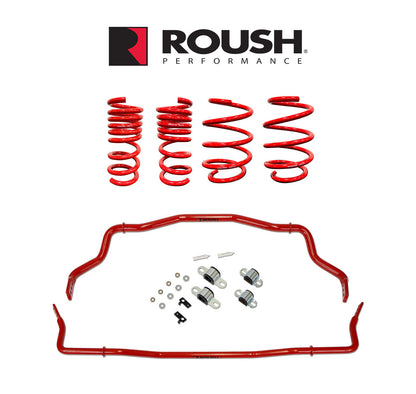 2018-2025 Mustang w/ MagneRide Roush Front & Rear Lowering Springs Sway Bar Kit