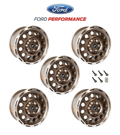 2021-2024 Bronco Ford Performance M-1007K-P1780BRN 17" x 8" Wheel Kit - Sinister Bronze