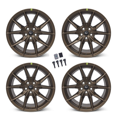 2015-2026 Ford Mustang GT Dark Horse OEM M-1007K-DHSB Staggered Sinister Bronze Wheels 19" x 9.5" & 10"