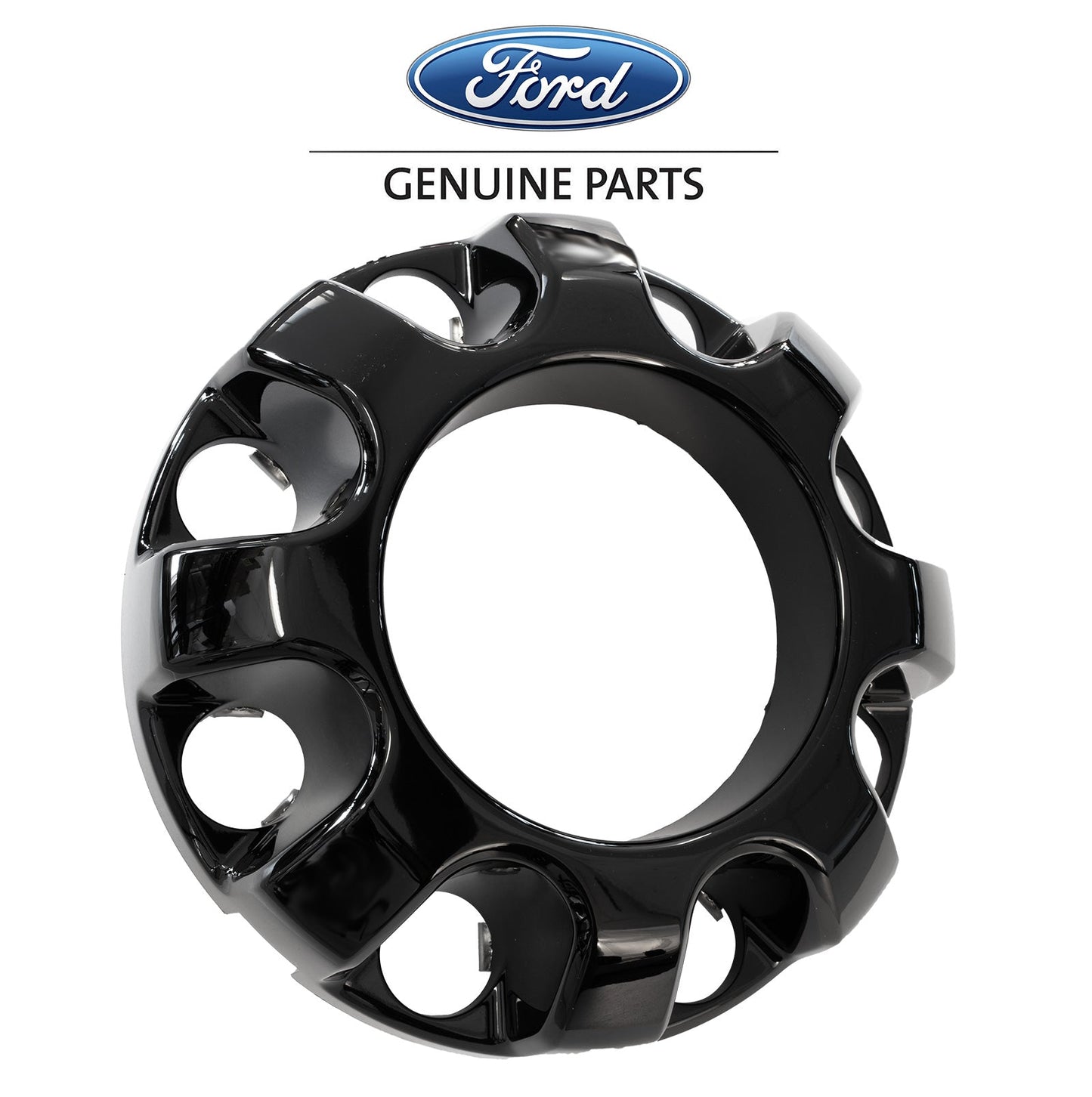 2019-2025 Ford Super Duty F250 F350 OEM KC3Z-1130-AA Black Front Open Center Cap