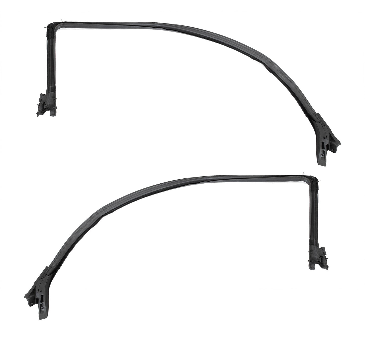 1994-2004 Mustang Coupe Roof Rail Rubber Weatherstrip Seals Pair Driver & Passenger LH RH