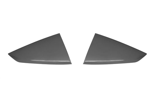 2024 Mustang Genuine Ford OEM VPR3Z-63280B10-AJ Dark Matter Gray HY Quarter Window Louvers Pair