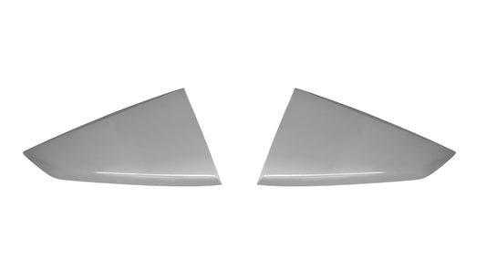 2024 Mustang Genuine Ford OEM VPR3Z-63280B10-AE Iconic Silver JS Quarter Window Louvers Pair
