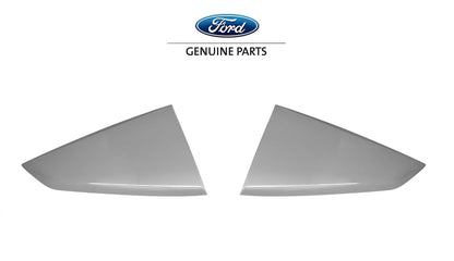 2024 Mustang Genuine Ford OEM VPR3Z-63280B10-AE Iconic Silver JS Quarter Window Louvers Pair