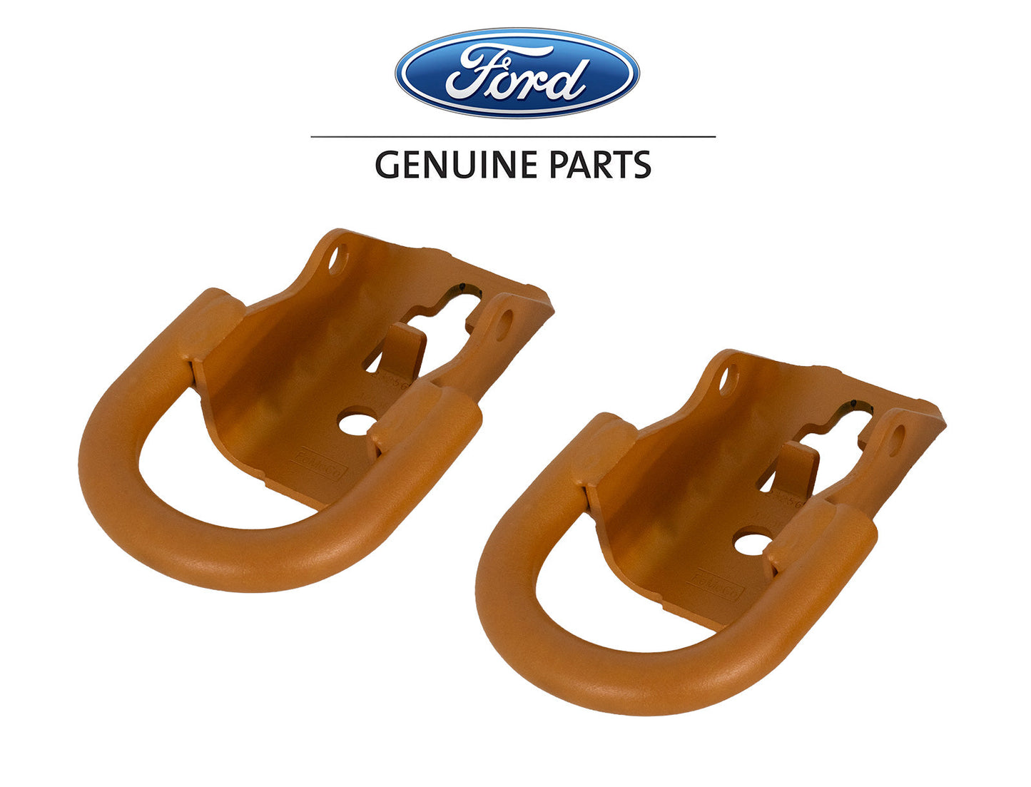 2015-2025 Ford F150 Tremor Orange OEM RL3Z-17N808-A Front Tow Hooks Pair