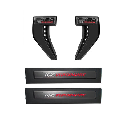 2021-2026 F-150 OEM Ford Performance Fender Vents & Door Sill Plates