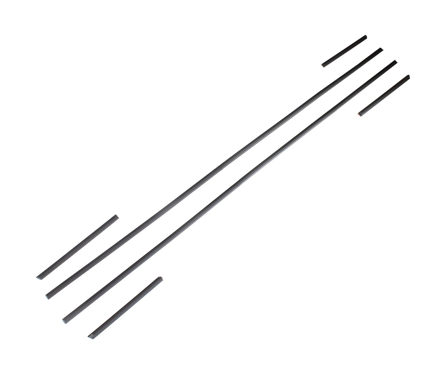 1984-1986 Ford Mustang SVO 6pc Body Moulding Trim Kit - LH & RH