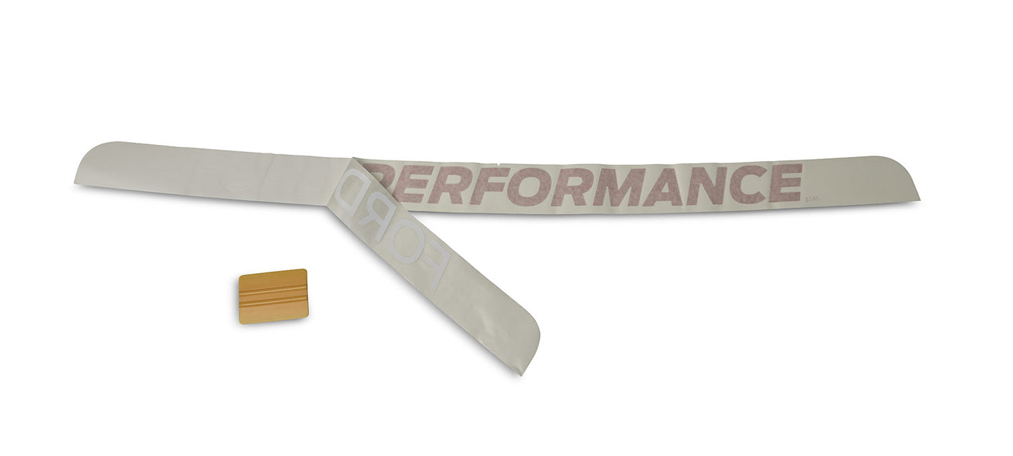 2021-2025 F-150 Ford Performance OEM Front Windshield Banner Decal White & Red