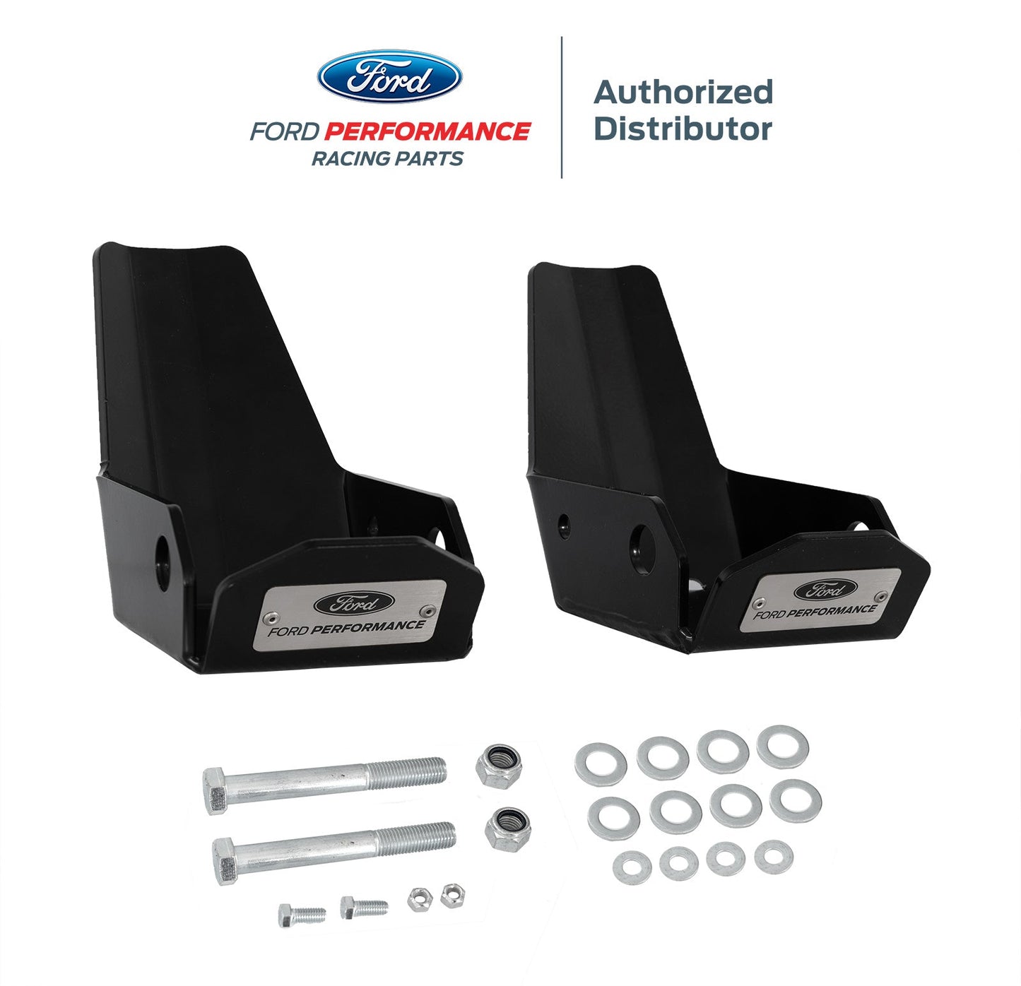 2021-2025 Bronco Ford Performance M-2500-SG Rear Shock Guard Skid Plates Pair LH RH