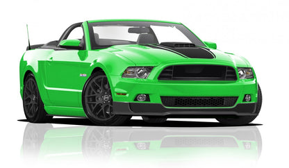 2013-2014 Ford Mustang GT V6 CDC GT500 Style Front Upper Grille