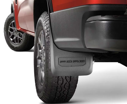 2024 Ford Ranger OEM Black Front & Rear Mud Flaps Splash Guards - Set of 4