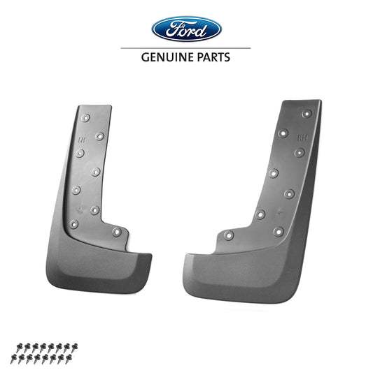 2024 Ford Ranger Raptor OEM R1WZ-16A550-CA Black Front Mud Flaps Splash Guards Pair