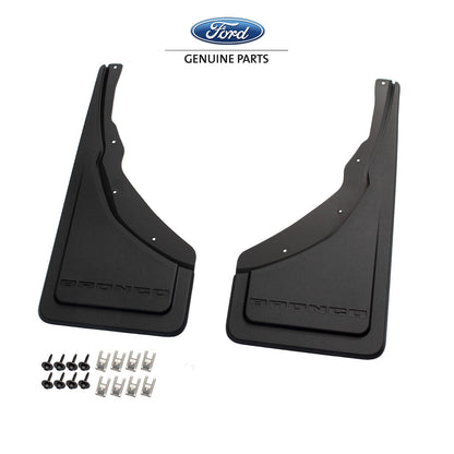 2025-2026 Bronco Sport Ford OEM S1PZ-16A550-BA Black Rear Mud Flap Splash Guards