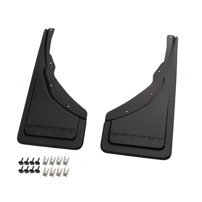 2025-2026 Bronco Sport Ford OEM S1PZ-16A550-BA Black Rear Mud Flap Splash Guards