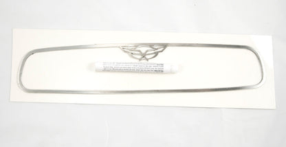 1997-2004 C5 Rear View Mirror Trim Surround Frame Insert w/ Crossed Flags Logo