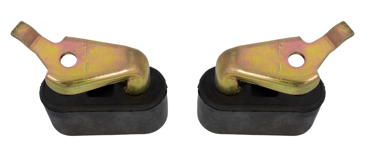 1979-1997 Ford Mustang Dual Exhaust Tailpipe Hangers Rubber Insulators Pair