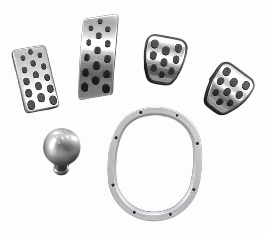 1994-2004 Mustang Mach 1 Aluminum Manual Pedals Shifter Ring 5 Speed Shift Knob