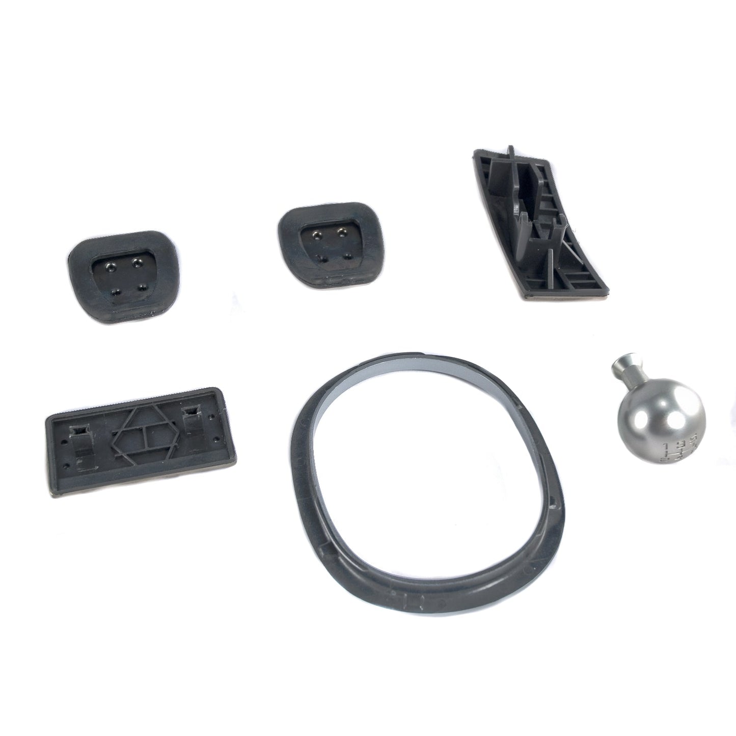 1994-2004 Mustang Mach 1 Aluminum Manual Pedals Shifter Ring 5 Speed Shift Knob