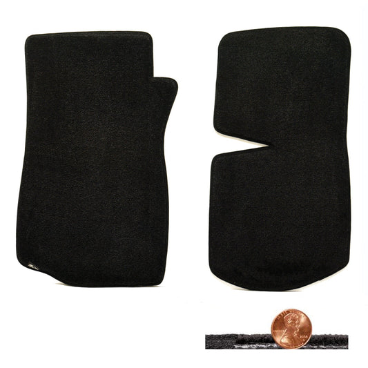 1968-1982 C3 Corvette Classic Loop 2pc Black Front Driver & Passenger Floor Mats