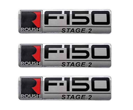 2004-2017 Ford F-150 Roush Stage 2 Fender & Tailgate 3 Piece 8' x 2' Emblem Set