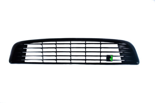 2013-2014 Mustang ROUSH BLACK Upper & Lower Grilles Kit w/ GREEN "R" Emblem