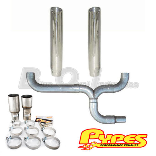 Pypes Ford 6.7L Power Stroke Super Duty Diesel Polished Dual 6" Stacks Kit