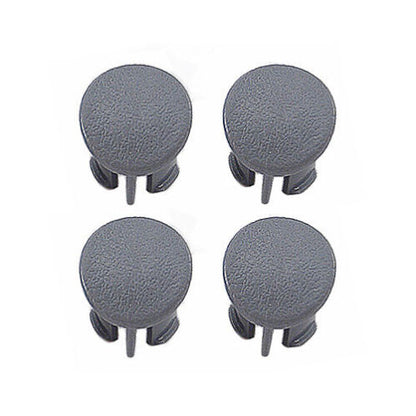 1987-1993 Mustang Door Armrest Pad Plugs Grey Gray - Set of Four (LH & RH)