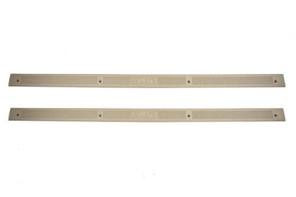 1979-1993 Mustang 5.0 Bottom Door Jam Sill Step Plates in Tan Pair LH & RH