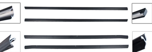 1987-1993 Mustang Coupe & Hatchback Door Beltline & Rubber Seals Moldings 4 pcs