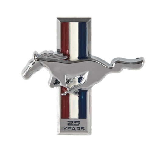 1989-1990 Mustang 25th Anniversary Dash Emblem Pony & Tri-Bar Running Horse