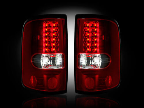 RECON 2004-2008 Ford F-150 Rear LED Left & Right Tail Lights Red Lens Finish