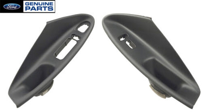 1999-2004 Mustang Convertible Door Window Switch Panel Housings Black Pair LH RH