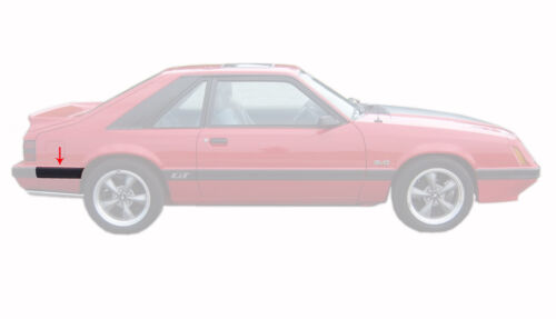 1985-86 Mustang GT Rear Quarter Body Molding Moulding Bumper Panel Passenger RH