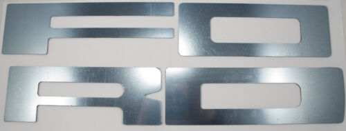 2010-2014 Ford F-150 SVT Raptor Polished Stainless FORD Grille Letters Emblems