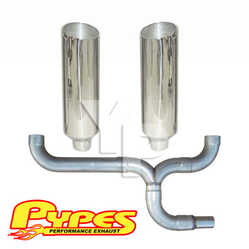 Dodge 5.9L 2500 3500 Diesel Polished Dual 10" Pypes Slant Stacks Exhaust Kit