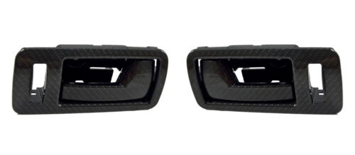 2005-2014 Ford Mustang GT V6 Carbon Fiber Interior Inside Door Handles Pull Pair