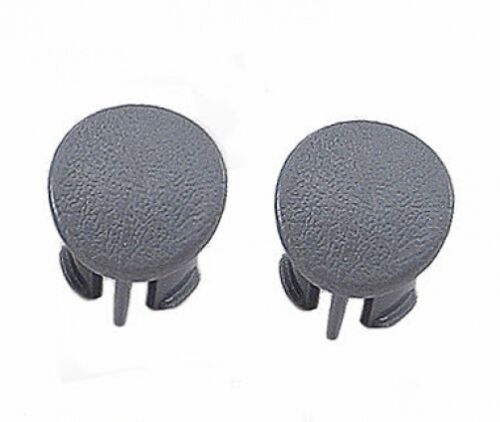 1987-1993 Mustang Door Armrest Pad Plugs RH Passengers Side Grey Gray - Pair